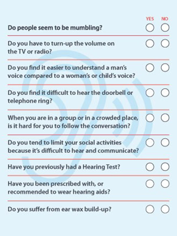 Dementia and cognitive decline are strongly linked to hearing loss - Have a hearing test today.